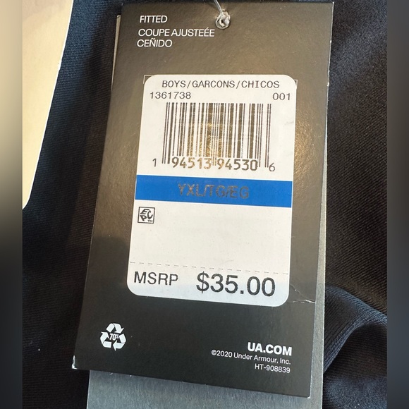 Under Armour youth/boys YXL heat gear long underwear. Brand new. - Picture 5 of 6